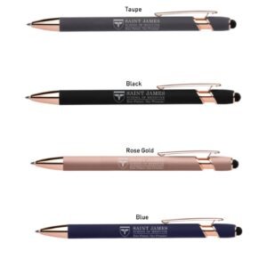 SJSM Engraved  Soft Touch Pen with Stylus®